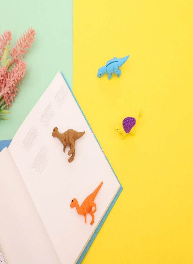 ilearnngrow Pack of 4 Dino Eraser Set for Kids, 4 Fun Erasers - Image 2